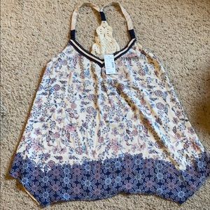 NWT - Lightweight Mixed Media Tank